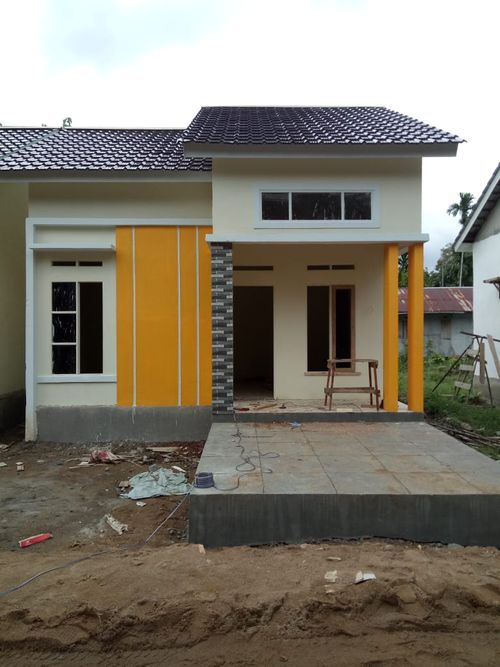 foto tampak rumah tipe 36 perumahan Graha kirana 10
