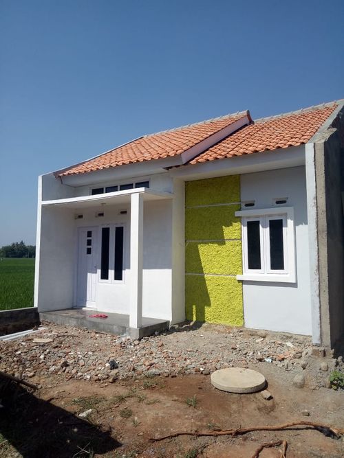 foto tampak rumah tipe 30/60 perumahan Perumahan Reksabumi Residence Bondansari