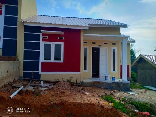 foto tampak rumah tipe 36 perumahan Graha Indapuri