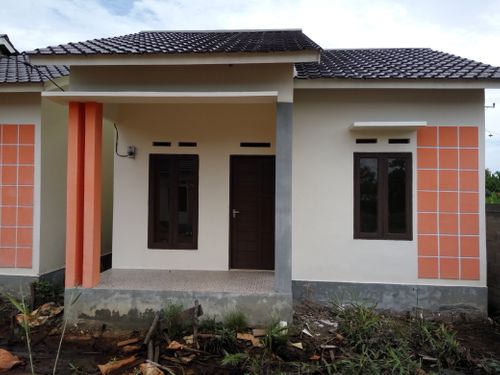foto tampak rumah tipe 36 perumahan Hosana Alberta