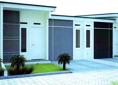 foto tampak rumah tipe 36/72 perumahan BUKIT KETAPANG