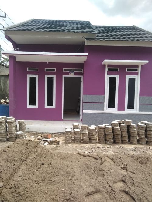 foto tampak rumah tipe 36/72 perumahan VILLA SAKTI RESIDENCE 2