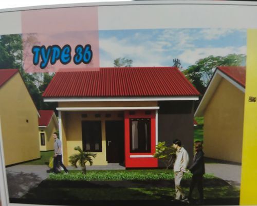 foto tampak rumah tipe 36/121 perumahan PRIMA PEDATI ESTATE 