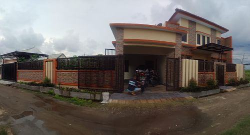 foto tampak rumah tipe 72 perumahan Perum Semarum Asri