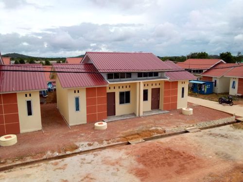 foto tampak rumah tipe Kopel perumahan KIJANG SERAYA