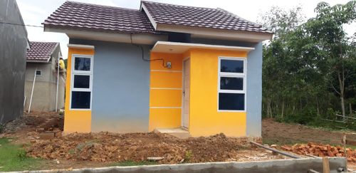 foto tampak rumah tipe 36 perumahan NAYAKA INDAH GANDUS