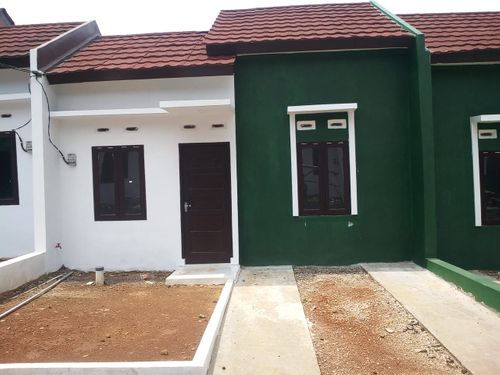 foto tampak rumah tipe  28/60 perumahan Bumi Kepang Permai