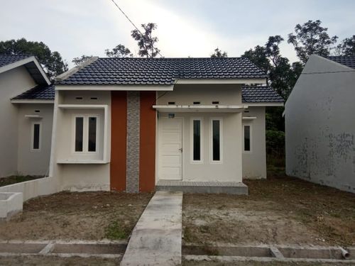 foto tampak rumah tipe 36/117 perumahan Bumi Kubang Raya Tahap II