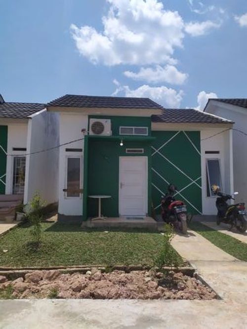 foto tampak rumah tipe 36/84 perumahan BHUMI SRIWIJAYA 1