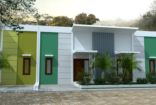 foto tampak rumah tipe 36 perumahan Perumahan Subsidi Fakultas Teknik