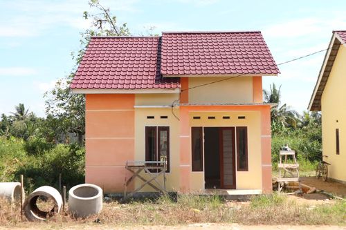 foto tampak rumah tipe 36 perumahan Griya Salsa 2