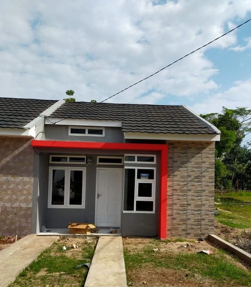 foto tampak rumah tipe 36/66 perumahan GUNUNG KARUNG REGENCY