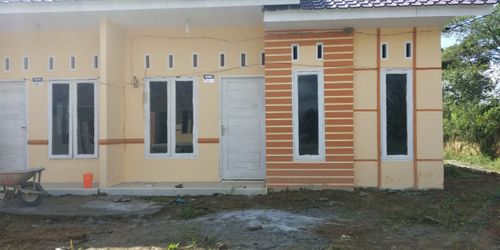 foto tampak rumah tipe rumah subsidi perumahan GRAND PERMATA RESIDENCE TAHAP 2