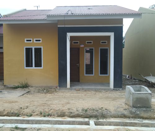 foto tampak rumah tipe 36/108 perumahan TENAYAN NUSANTARA RESIDENCE