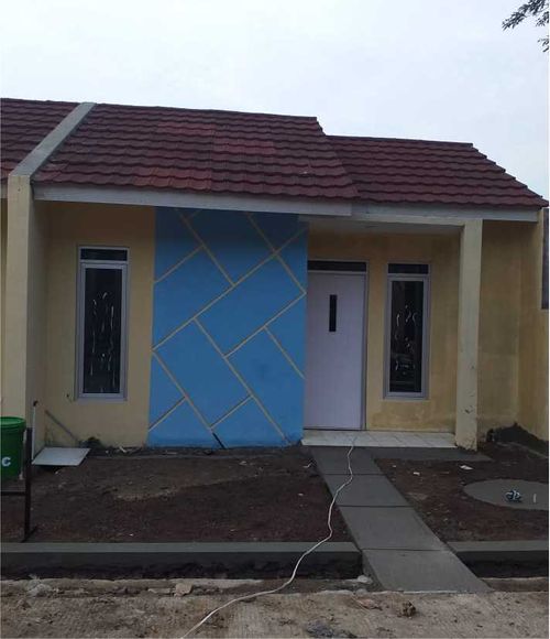 foto tampak rumah tipe 30/60 perumahan Green Mahligai cimeta
