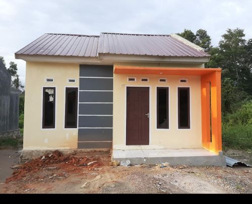 foto tampak rumah tipe 36 perumahan GRIYA MUTIARA BARUGA