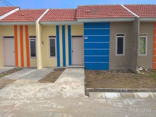 foto tampak rumah tipe SUBSIDI perumahan LOGAM BANGUN SETIA-2 TAHAP 3
