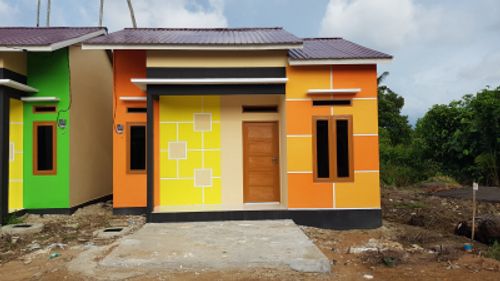 foto tampak rumah tipe 36 perumahan STAR BORNEO REGENCY 3