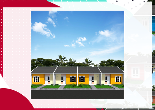 foto tampak rumah tipe 27Am perumahan Taman Tukmudal Indah II
