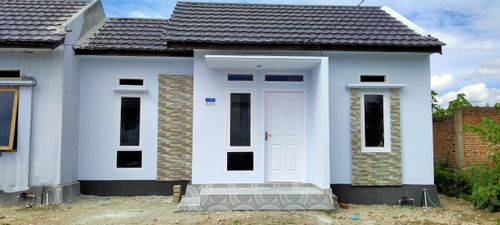 foto tampak rumah tipe 36 perumahan CITRA AGRINDO