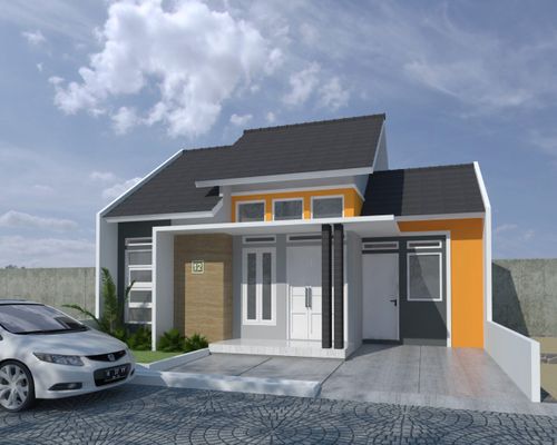 foto tampak rumah tipe Ruby perumahan GRIYA FAMILY 4 CIBITUNG 