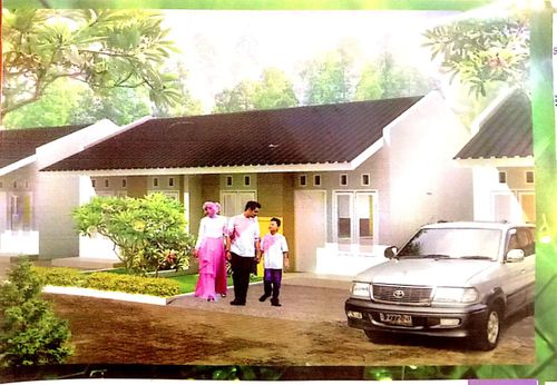 foto tampak rumah tipe 36 perumahan TAMAN KAMBOJA TAHAP II