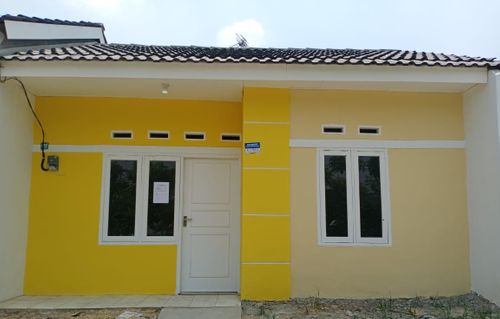 foto tampak rumah tipe 29 perumahan Bumi Cikarang Asri 2