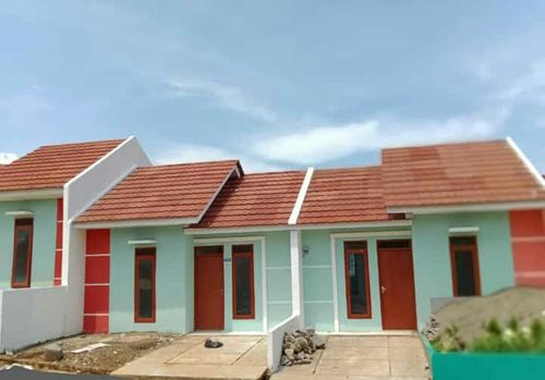foto tampak rumah tipe ALBASIA 29/60 perumahan Bukit Rancamaya Residence