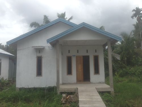 foto tampak rumah tipe 36 perumahan Permata Hijau IV