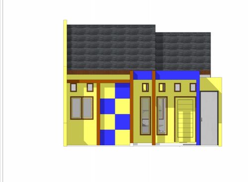 foto tampak rumah tipe 36 perumahan PERUMAHAN RATU MUTIARA INDAH 2