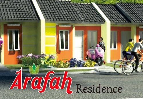 foto tampak rumah tipe 22/60 perumahan Arafah Residence