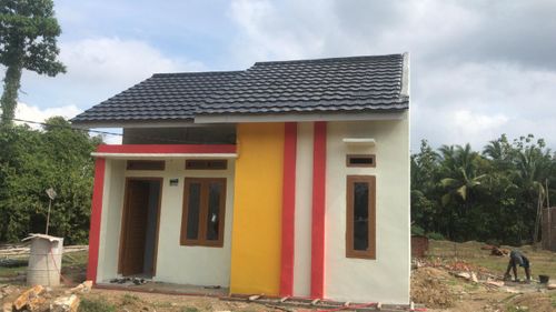 foto tampak rumah tipe 36 perumahan NEW CITY MANSION