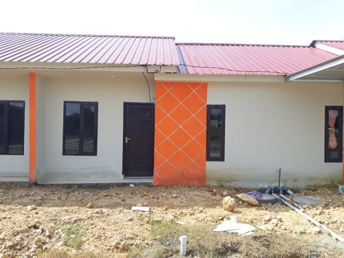 foto tampak rumah tipe 36 perumahan GRAHA MULIA