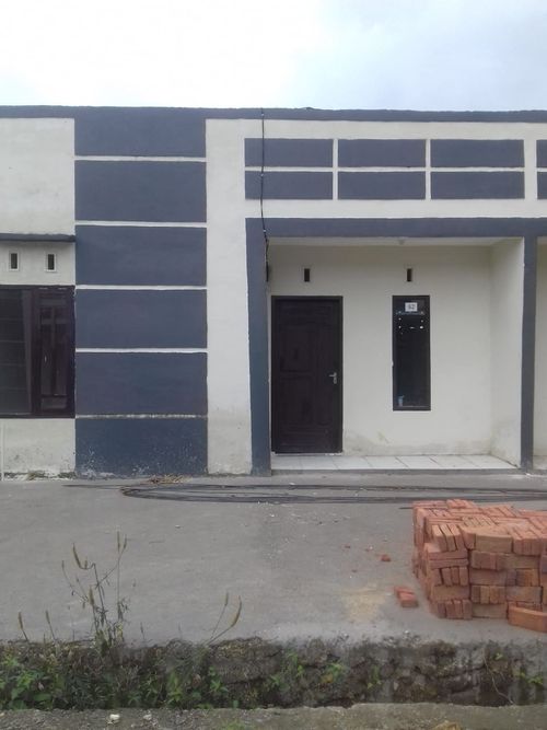 foto tampak rumah tipe 36 perumahan VILLA BUGENVILE
