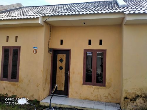 foto tampak rumah tipe 36 perumahan PERUM BLUE SAFIR INDAH