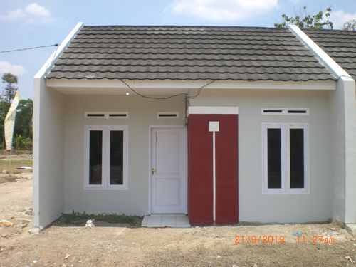 foto tampak rumah tipe 30 perumahan CITRA GARDENIA