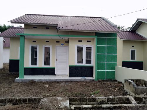 foto tampak rumah tipe 36 perumahan MUTIARA MAS