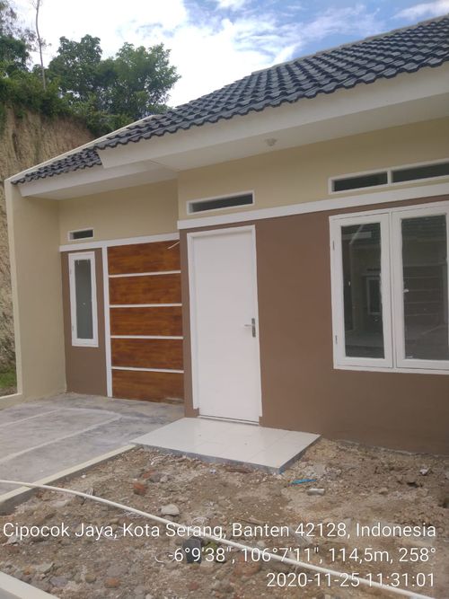 foto tampak rumah tipe 28/60 perumahan VILLA PANENJO ASRI