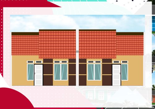 foto tampak rumah tipe 22As perumahan Taman Tukmudal Indah II