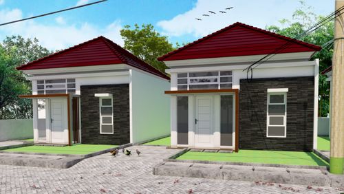 foto tampak rumah tipe 36/120 (2) perumahan AL KAUTSAR RESIDENCE 1