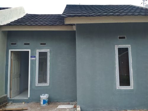 foto tampak rumah tipe 27 perumahan SINGGASANA REBORNS II