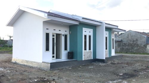 foto tampak rumah tipe 36/100 perumahan citra latambaga indah