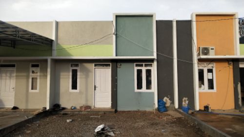 foto tampak rumah tipe 36/66 perumahan BUMI FINDARIA MAS