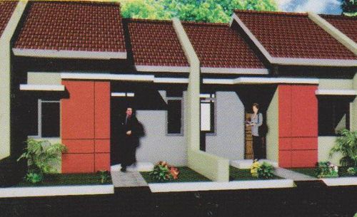 foto tampak rumah tipe 30/72 perumahan BUKIT PEJATEN RESIDENCE