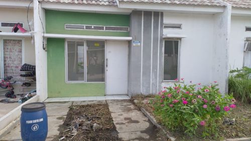 foto tampak rumah tipe 30/60 perumahan Suryaland cibitung