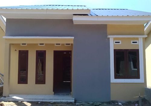 foto tampak rumah tipe 36/117 perumahan Siagian Agro Permai