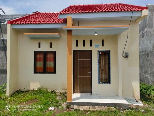 foto tampak rumah tipe 36/84 perumahan Villa Bukit Persada