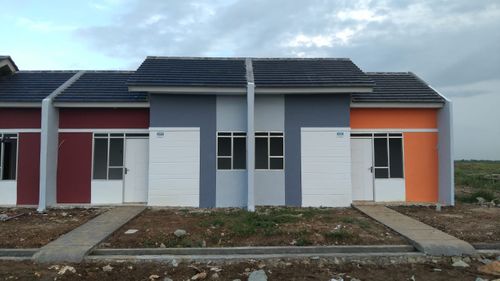 foto tampak rumah tipe subsidi perumahan Permata Sukatenang Indah Tahap 2