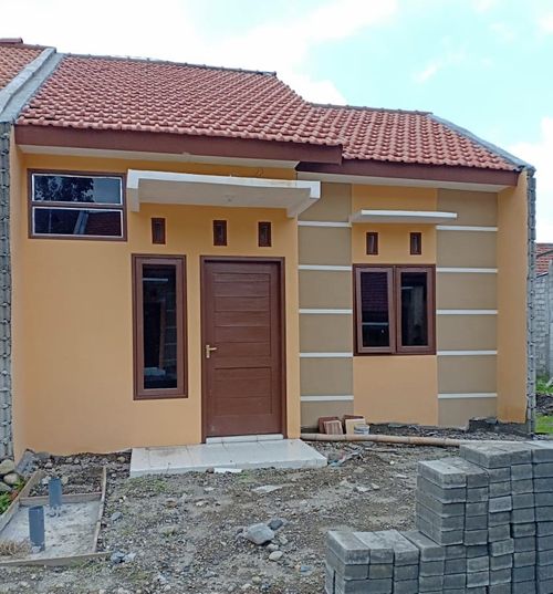 foto tampak rumah tipe A perumahan TIRTO PENATARAN ASRI