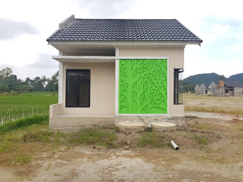 foto tampak rumah tipe 36 perumahan TULIPS RAUDHAH VILLA ASRI TAHAP 2